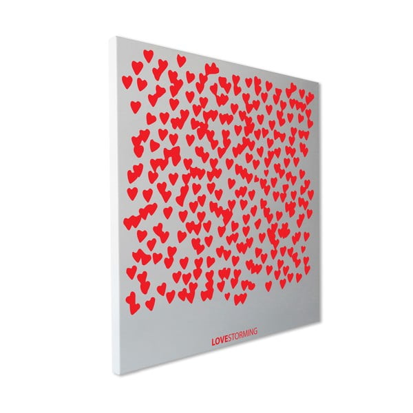 Magnetyczna tablica dESIGNoBJECT.it Lovestorming, 50 x 50 cm -image-2