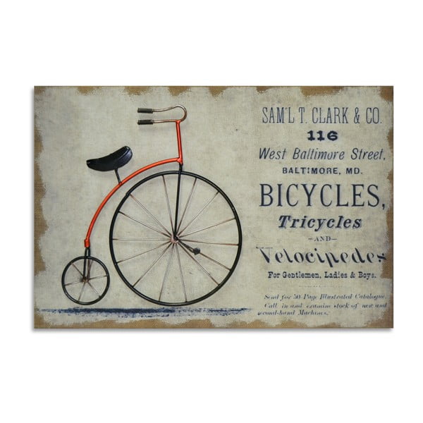 Obraz Red Bike, 60x40 cm