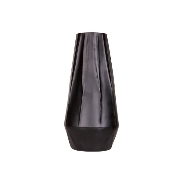 Czarny wazon De Eekhoorn Angular, wys. 33 cm