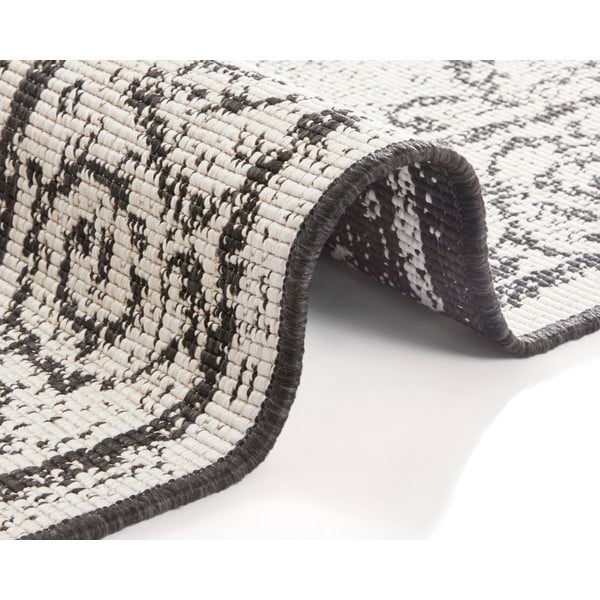 Czarno-kremowy dywan odpowiedni na zewnątrz NORTHRUGS Cebu, 160x230 cm-image-2