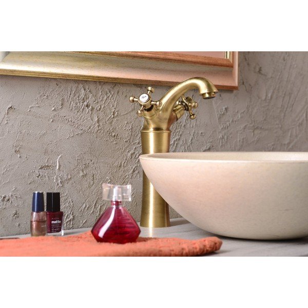 Bateria umywalkowa stojąca w kolorze brązu Antea – Sapho-image-1