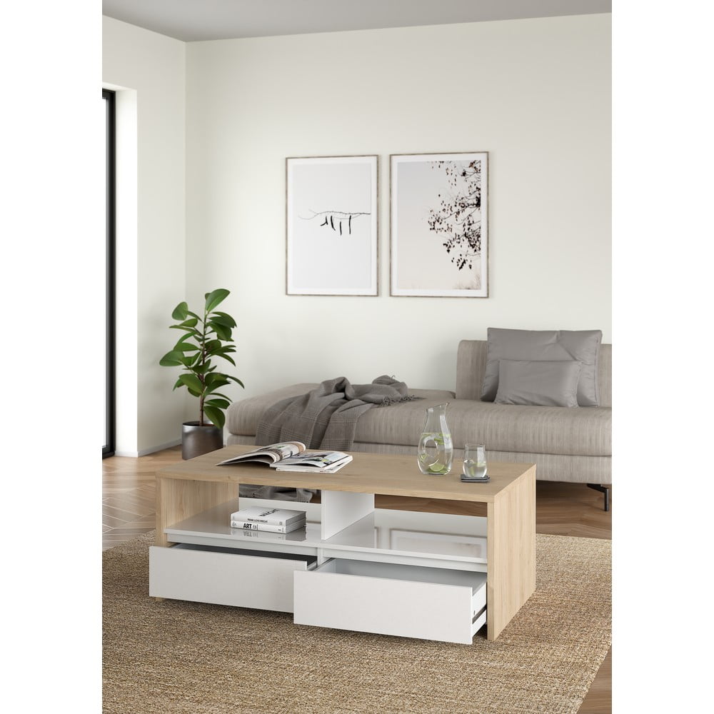 Biało-naturalny stolik 60x120 cm Next – Tvilum (zdjęcie 10)