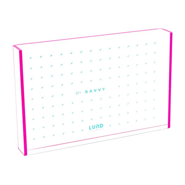 Ramka na zdjęcia z różowymi krawędziami Lund London Flash Tidy, 15,6x10,2 cm