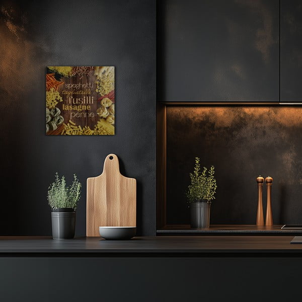 Szklany obraz 30x30 cm Pasta – Styler-image-2