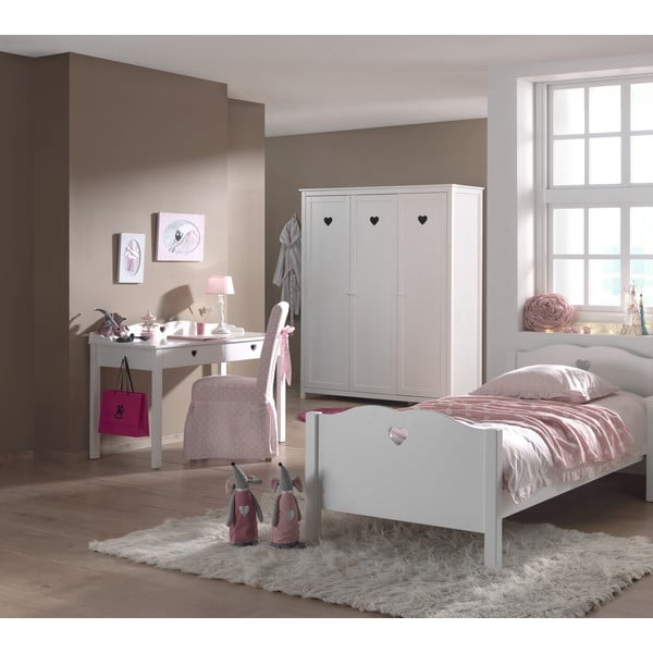 Biały stół Vipack Amori, dł. 60 cm-image-1