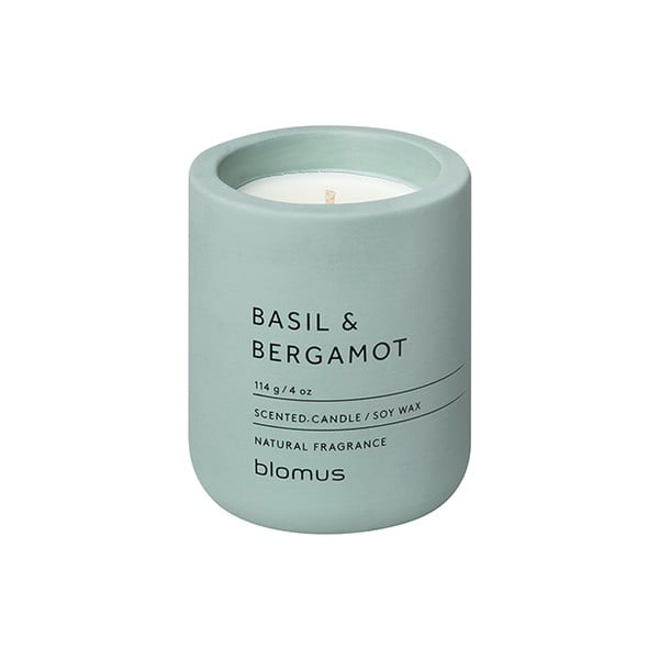 Zapachowa sojowa świeca czas palenia 24 h Fraga: Basil & Bergamot – Blomus