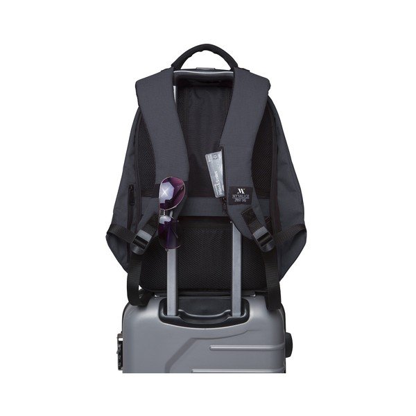 Szaroczarny plecak z portem USB My Valice SECRET Smart Bag-image-2