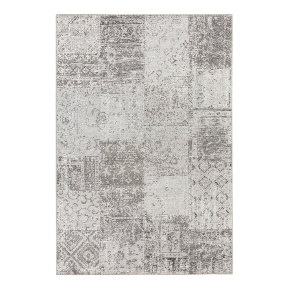 Szaro-kremowy dywan Elle Decoration Pleasure Denain, 80x150 cm