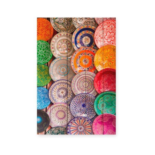 Drewniana tabliczka dekoracyjna Surdic Tabla Keramic, 40x60 cm