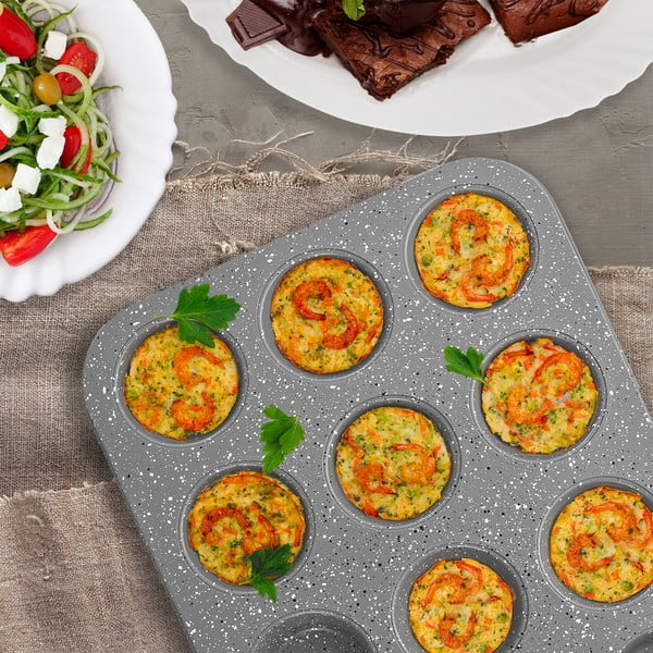 Metalowa forma do pieczenia muffinów 26,5x35 cm Grande – Orion-image-1