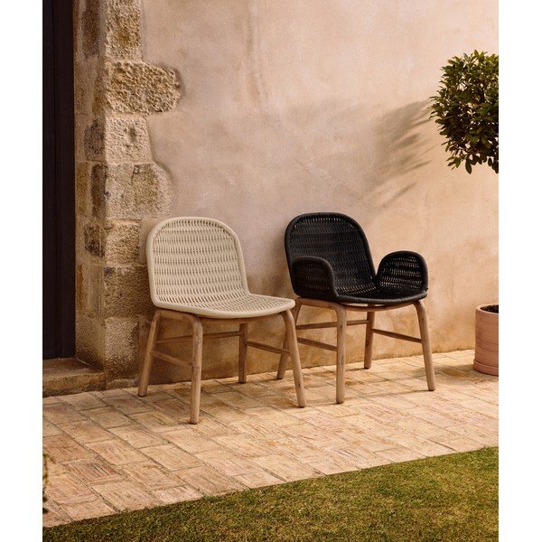 Ciemnoszare krzesło ogrodowe Alipa – Kave Home-image-3