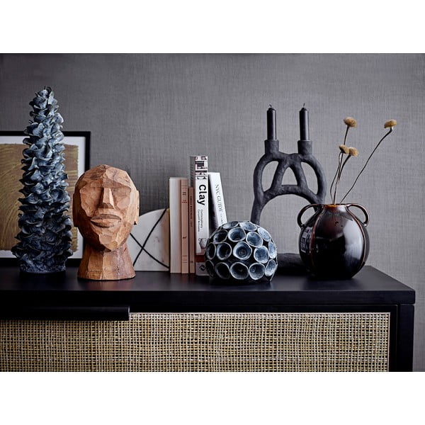 Czarny świecznik Bloomingville Ramina, wys. 29 cm-image-1