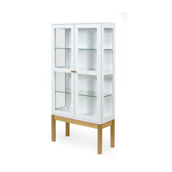 Biała biblioteczka/witryna Woodman Abbey Wood-image-4