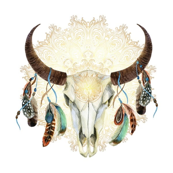 Naklejka Ambiance Boho Buffalo-image-4
