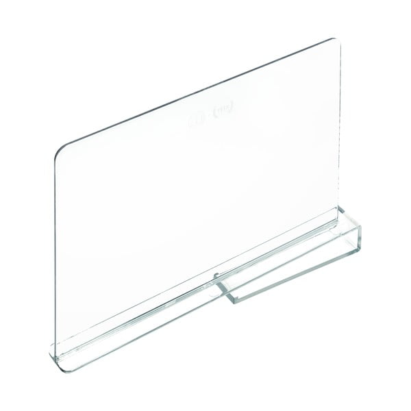 Przezroczysta przegroda na półkę iDesign The Home Edit, 4,5x25,9x30,9 cm