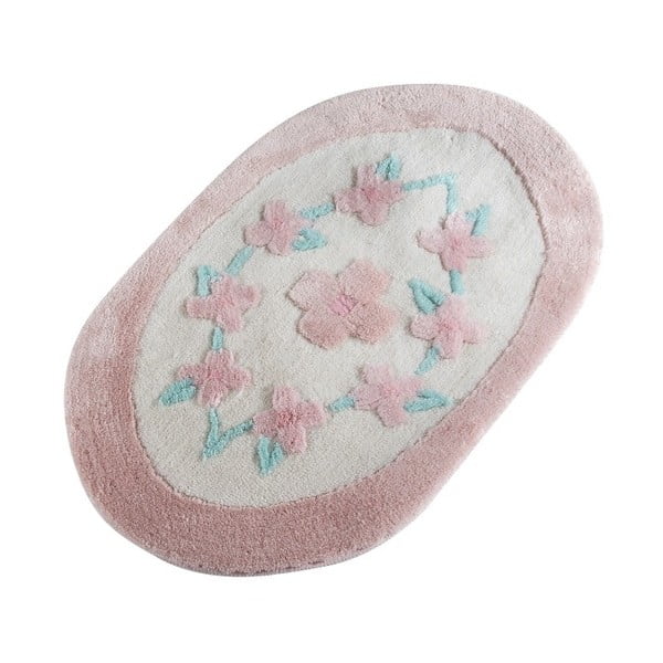 Dywanik łazienkowy Confetti Bathmats Essence Pink, 60x100 cm