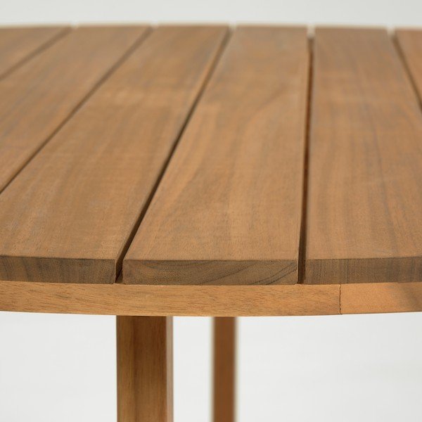 Stół ogrodowy z drewna akacji Kave Home Dafne, ⌀ 120 cm-image-2