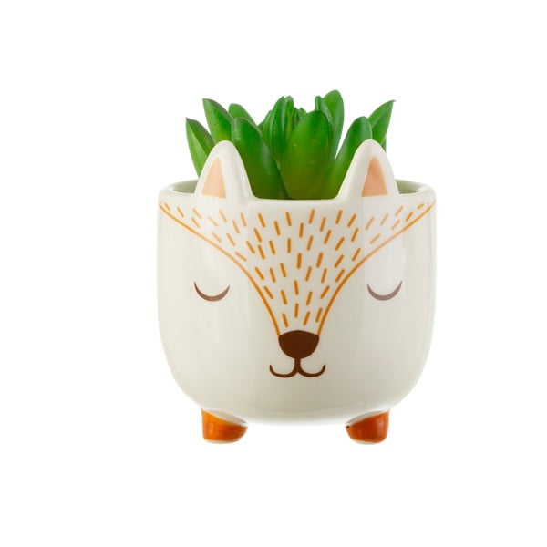 Kamienna osłonka na doniczkę ø 7 cm Woodland Fox – Sass & Belle-image-2