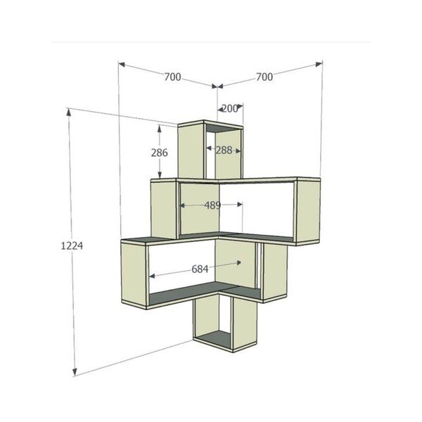 Półka narożna Alison-image-1