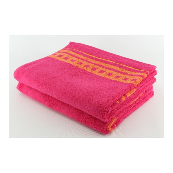 Zestaw 2 ręczników Clay Raspberry, 70x140 cm