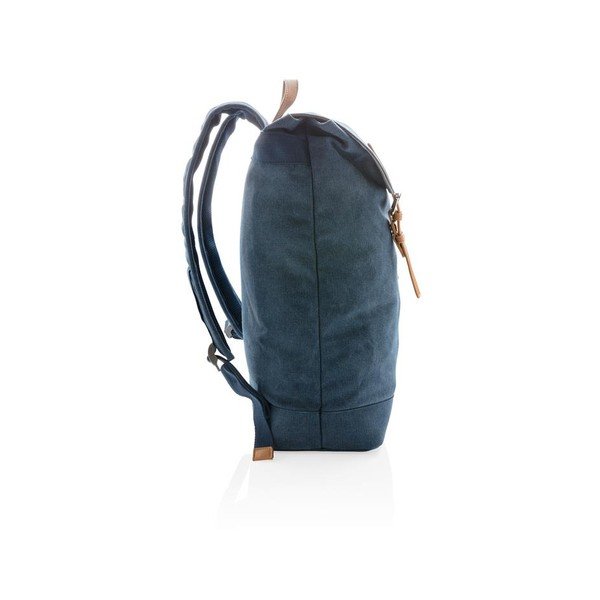 Niebieski płócienny plecak na notebook 15,6'' XD Collection , 19 l-image-4