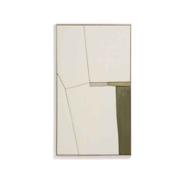 Ręcznie malowany/3D obraz z ramą w zestawie/na płótnie 80x100 cm Deravia – Kave Home-image-4