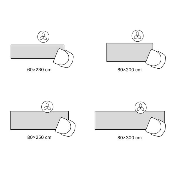 Niebieski chodnik odpowiedni do prania 80x300 cm Abstract Colors Blue – Vitaus-image-3