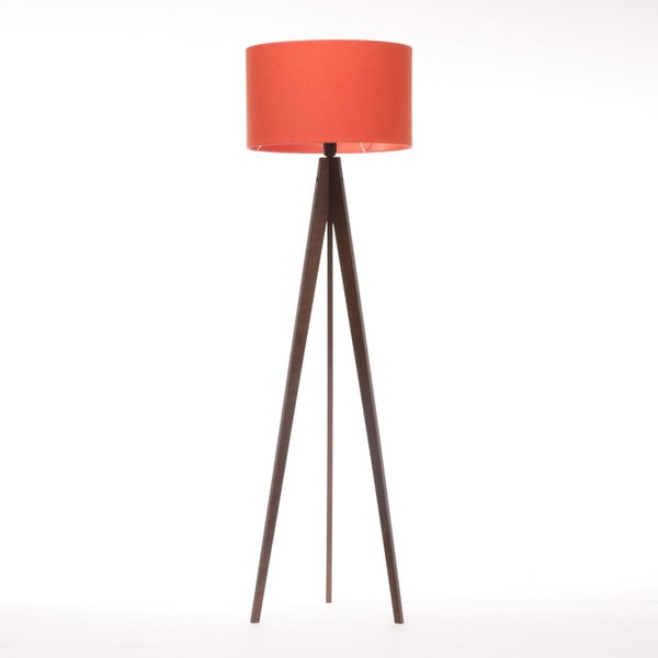 Lampa stojąca Artist Red Felt/Dark Brown, 125x42 cm