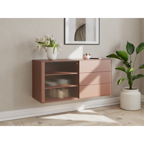 Jasnoszara komoda wisząca 120x59 cm Edge by Hammel – Hammel Furniture-image-1