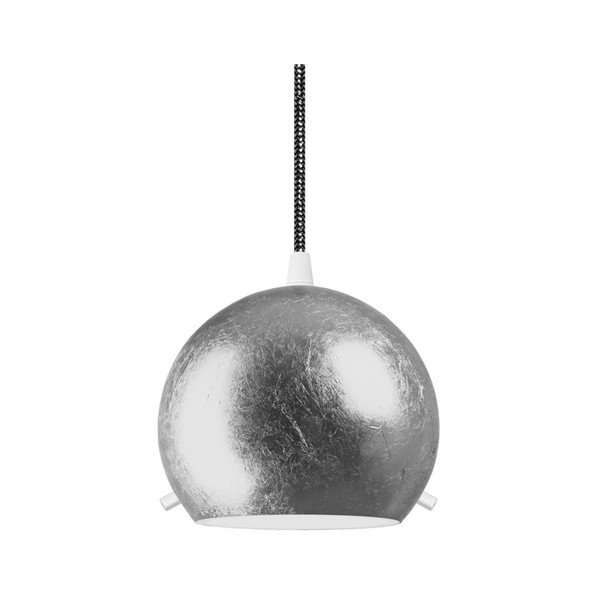 Srebrna lampa wisząca z białą puszką sufitową Sotto Luce MYOO-image-4