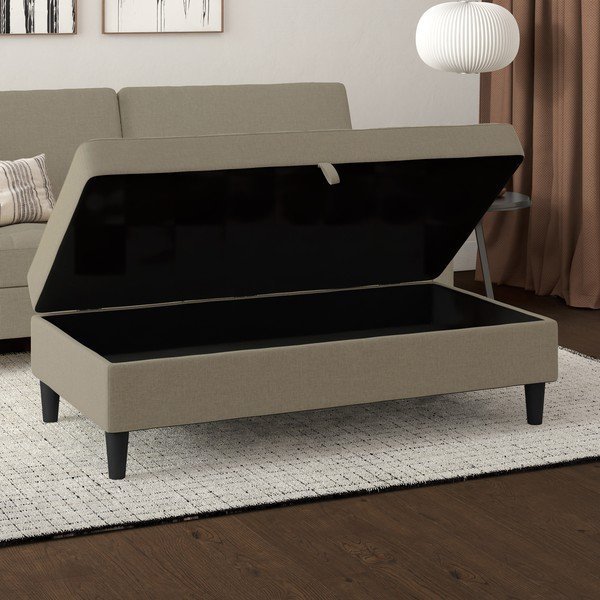 Beżowy podnóżek Presley – Støraa-image-1