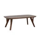 Stolik z litego drewna akacjowego w ciemnym naturalnym kolorze 65x120 cm Quenza – Light & Living