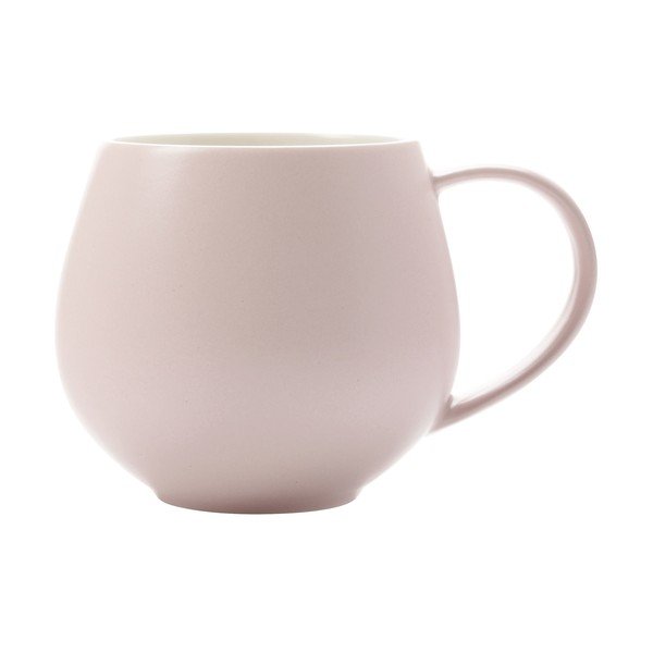 Różowo-biały porcelanowy kubek Maxwell & Williams Tint, 450 ml