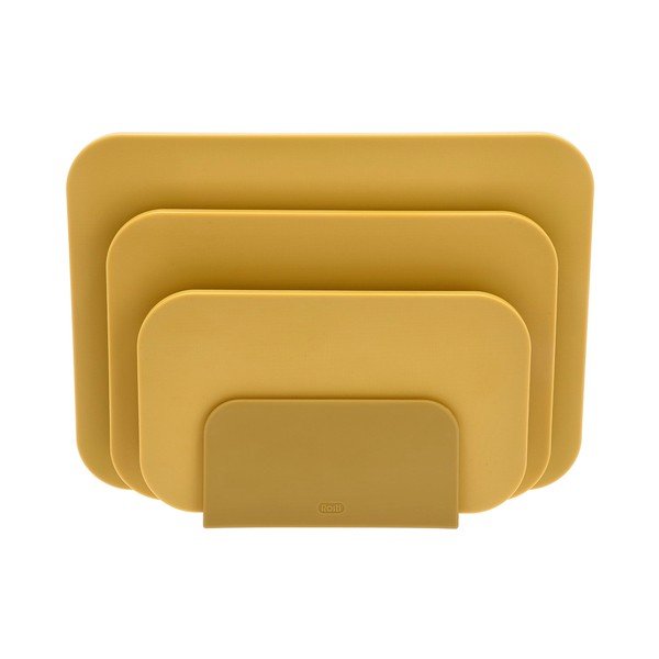 Plastikowe deski zestaw 3 szt. ze stojakiem 35,5 x 26,5 cm Choptima – Rosti