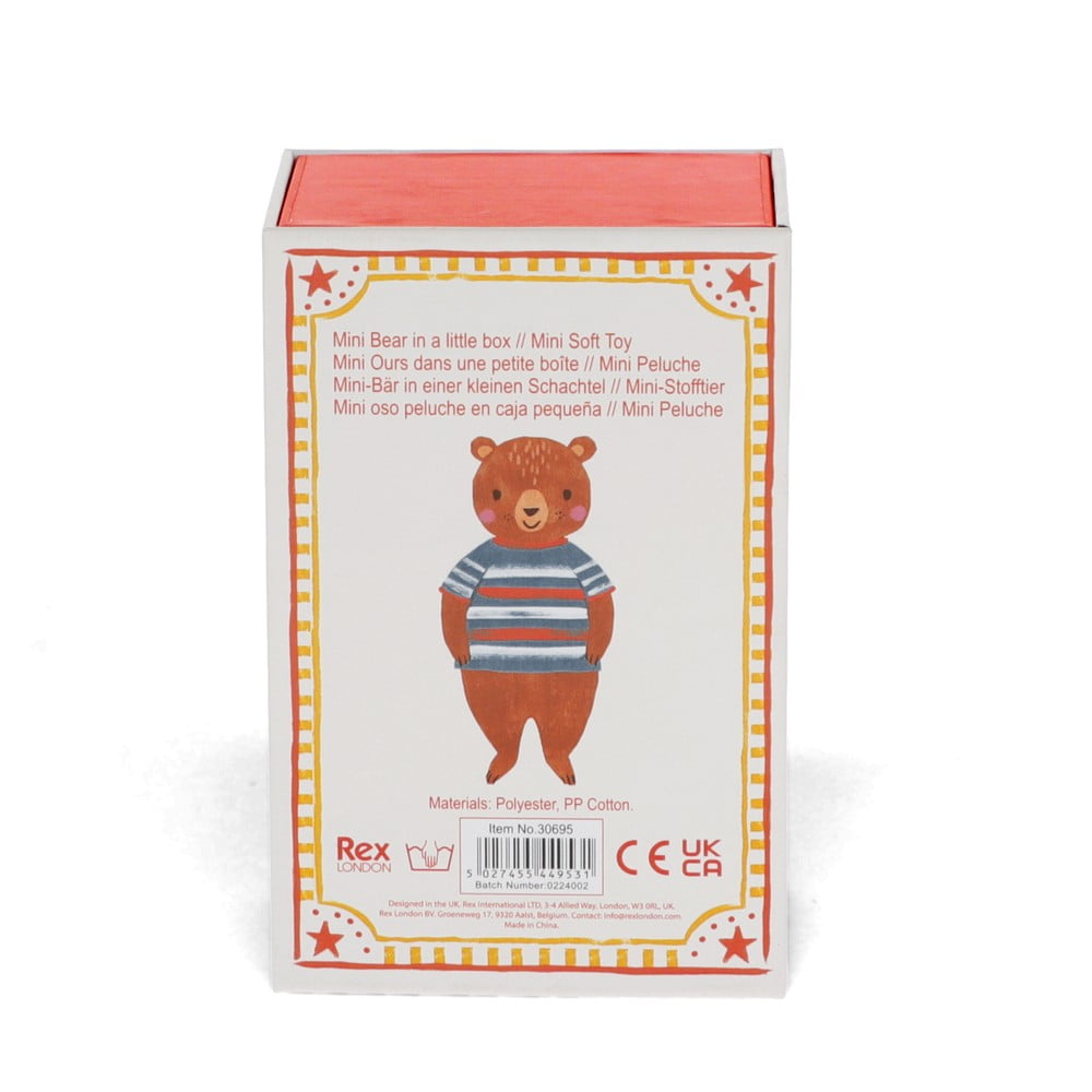 Zabawka pluszowa Mini Bear in a Little Box – Rex London (zdjęcie 8)
