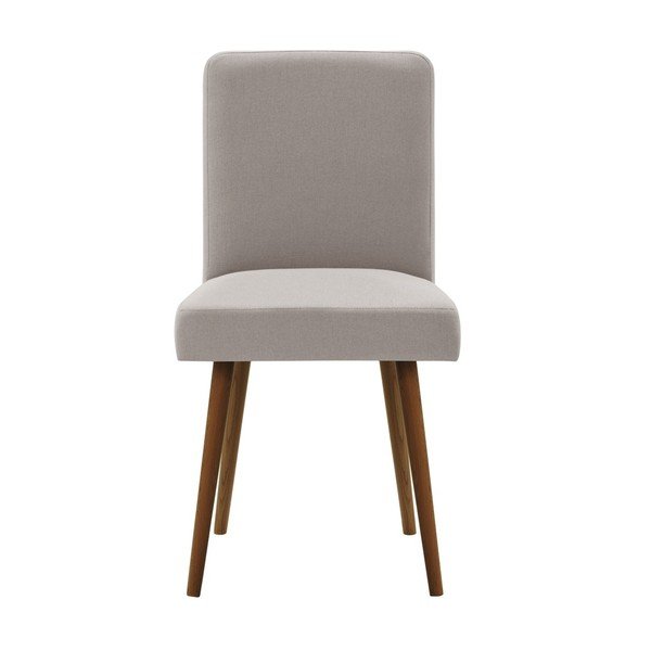 Szarobrązowe krzesło z ciemnobrązowymi nogami Ted Lapidus Maison Fragrance-image-4