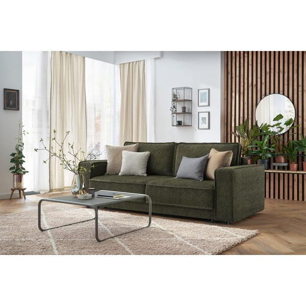 Zielona sofa rozkładana Emile – Bobochic Paris-image-4