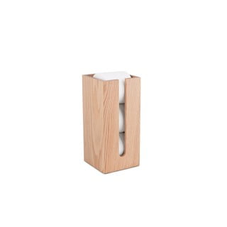Pojemnik na papier toaletowy z drewna dębowego Wireworks Mezza