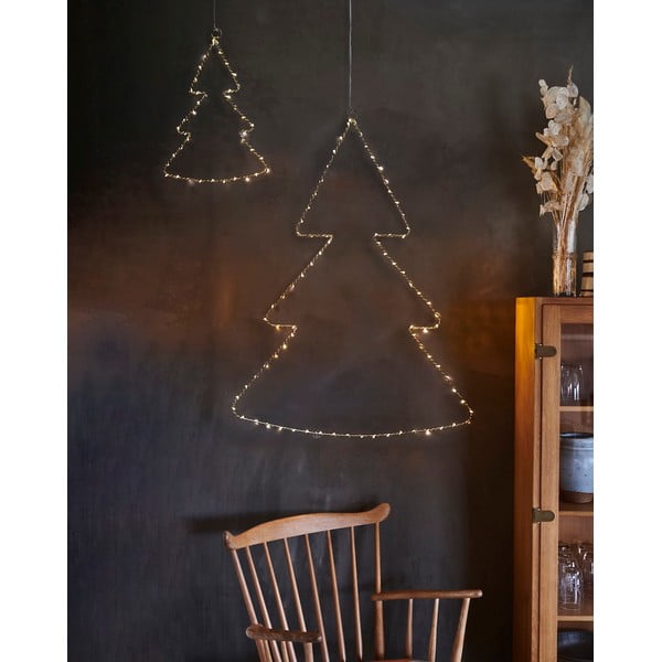 Biała wisząca świąteczna dekoracja świetlna Liva – Sirius-image-2