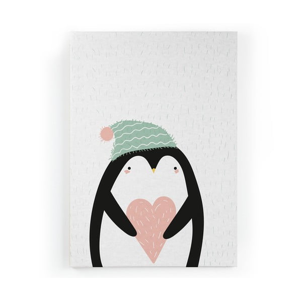 Obraz na płótnie Little Nice Things Penguin, 60x40 cm