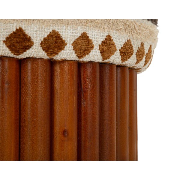 Brązowy/beżowy puf Ethnic  – Mauro Ferretti-image-4