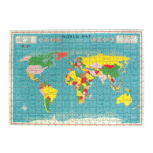 Puzzle Rex London World Map, 300 elementów