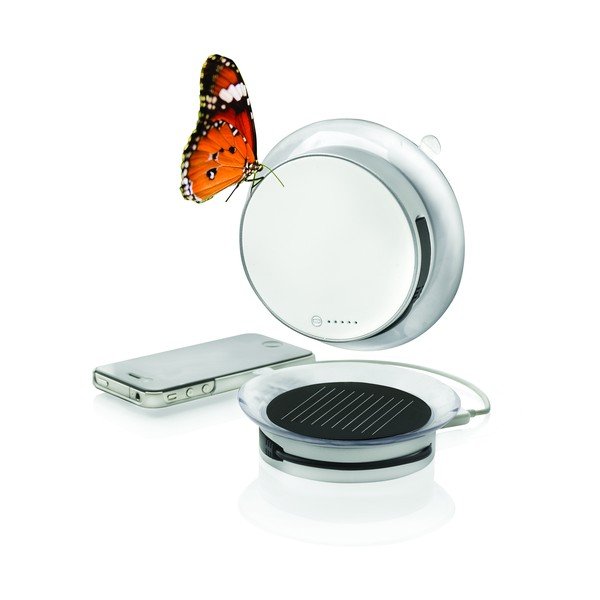 Żółta przenośna ładowarka słoneczna XD Design Port-image-3