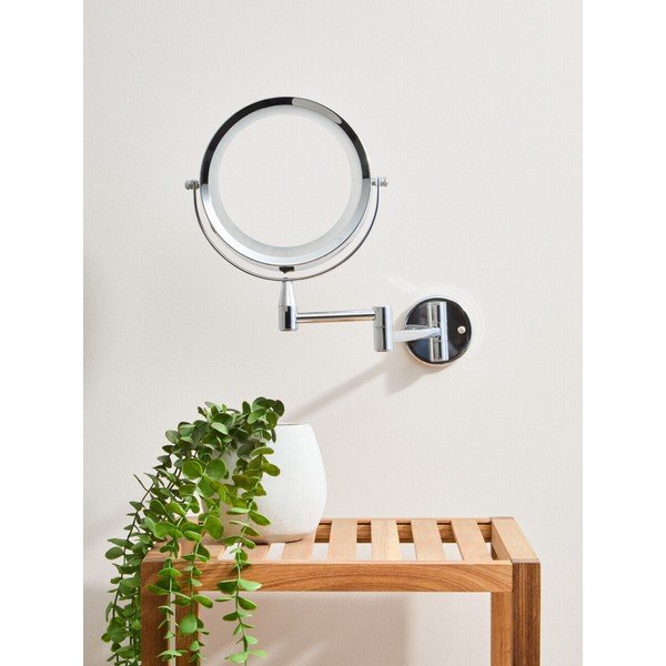 Lustro z oświetleniem/powiększające (powiększenie 2x) kosmetyczne 18x29 cm Cassini – Premier Housewares-image-1