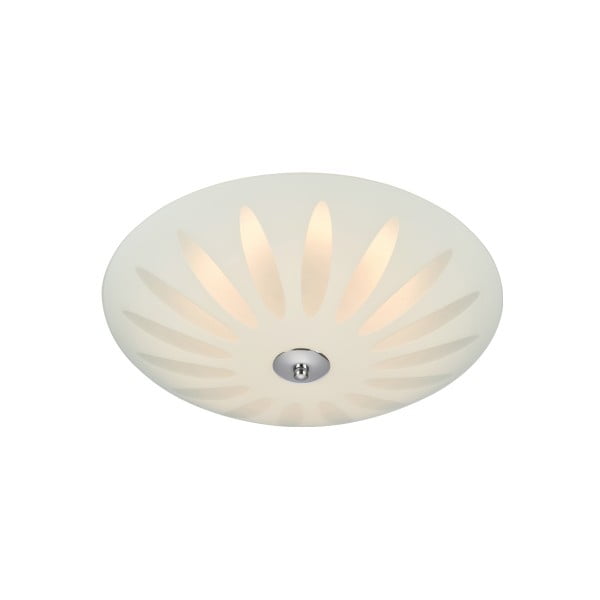 Biała lampa sufitowa LED Markslöjd Petal, ø 35 cm