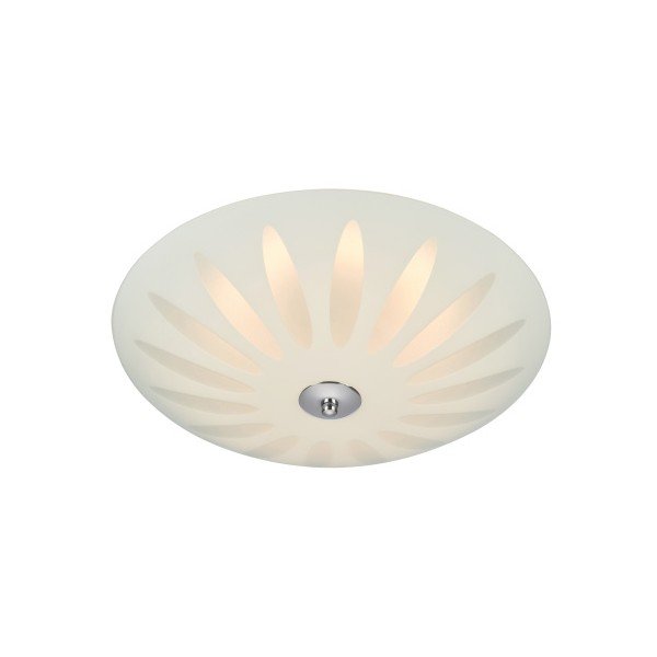 Biała lampa sufitowa LED Markslöjd Petal, ø 35 cm
