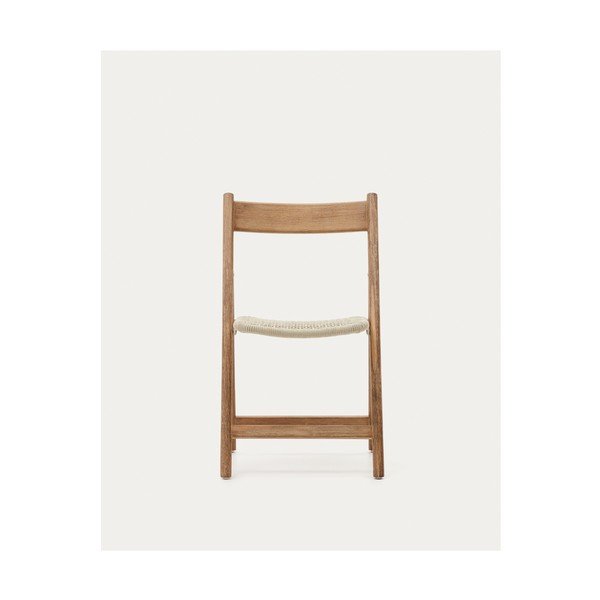 Białe drewniane krzesło ogrodowe Dandara – Kave Home-image-3