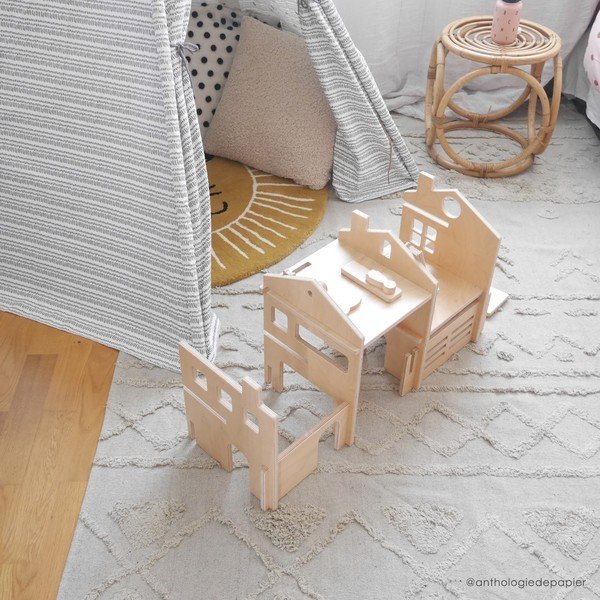 Biały bawełniany dywan tkany ręcznie odpowiedni do prania 170x240 cm Tribu Natural – Lorena Canals-image-3