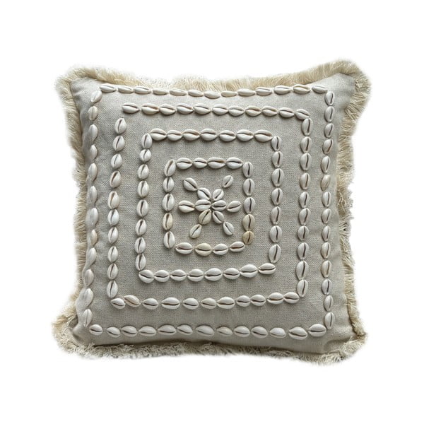 Bawełniana poszewka na poduszkę 43x43 cm Seashells – Mioli Decor
