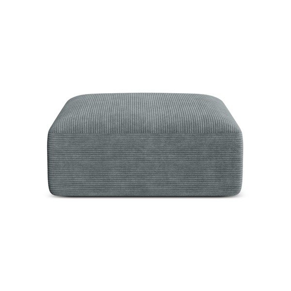 Ciemnoszary sztruksowy podnóżek Campi – Cosmopolitan Design-image-1